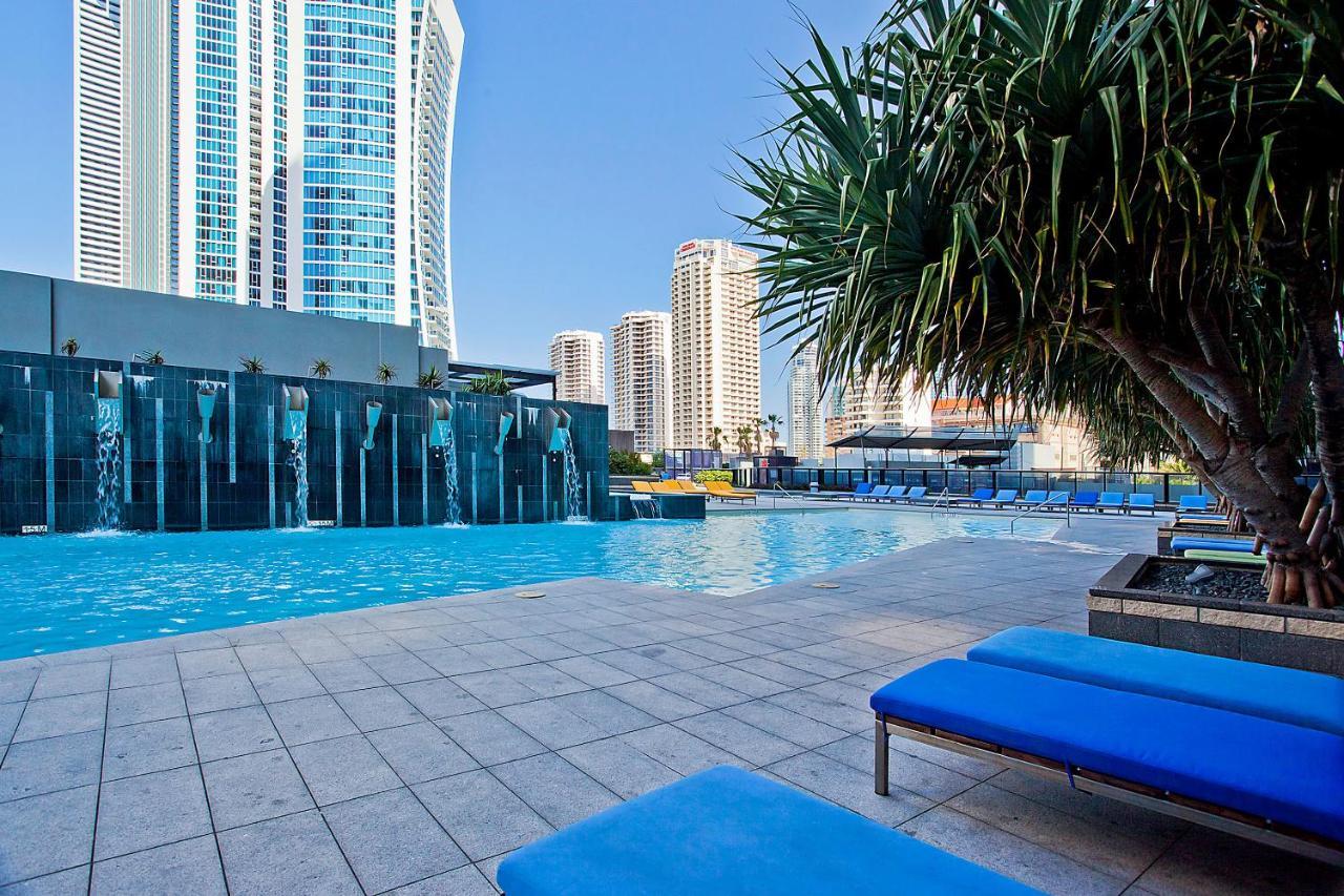 Kids Stay Free In Hinterland View 1 Bedroom Spa Apartment At Circle On Cavill - Q Stay ゴールドコースト エクステリア 写真